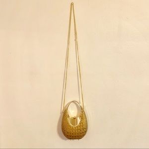VINTAGE gold evening bag